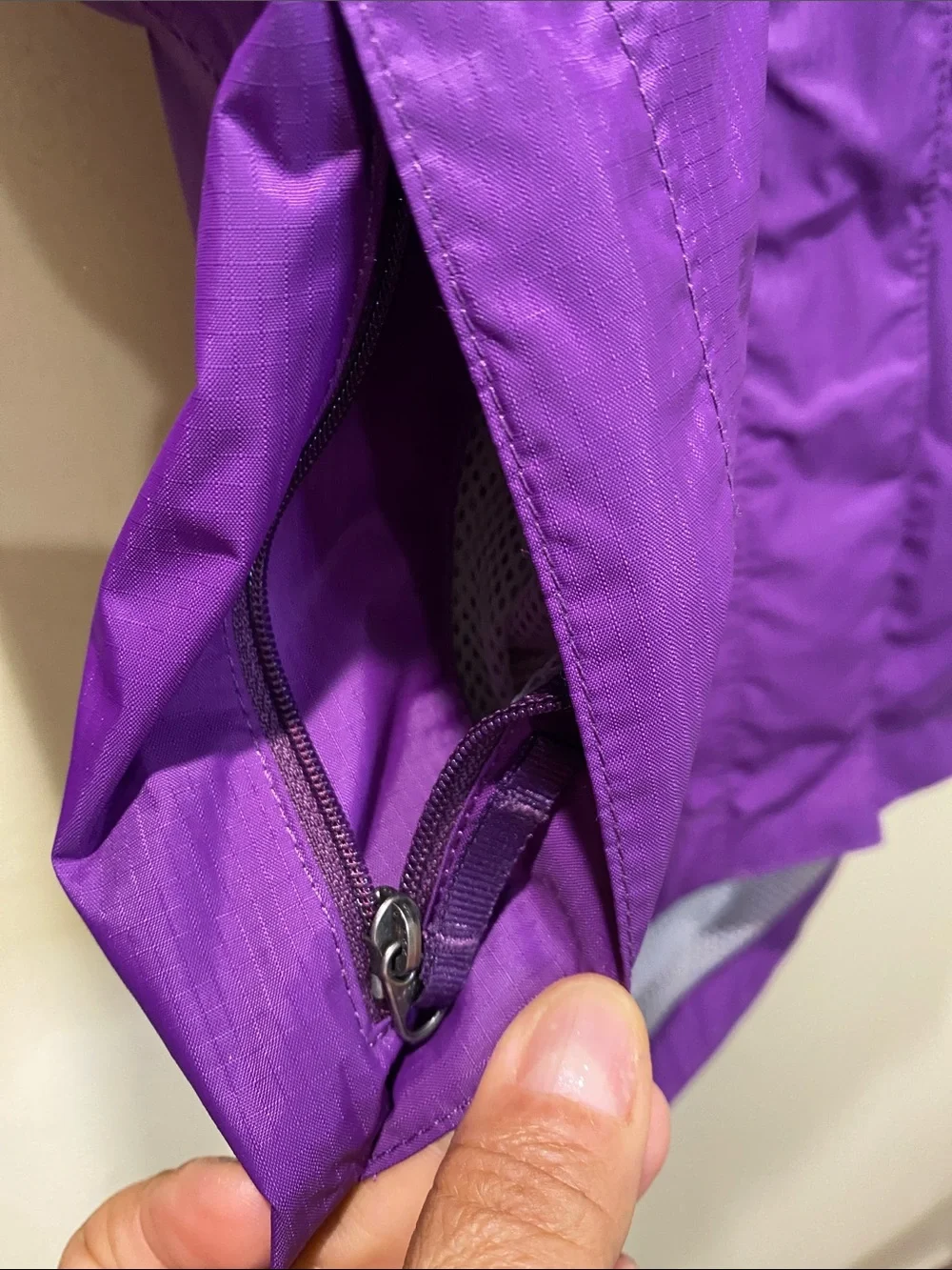The North Face Girls Purple Hooded Ski/Snow Jacket S S/P(7-8)
